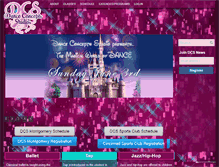Tablet Screenshot of danceconceptsstudio.com